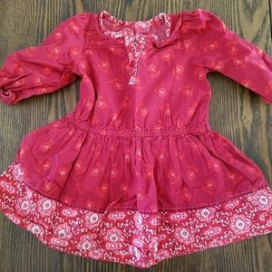 Boho red tunic/dress